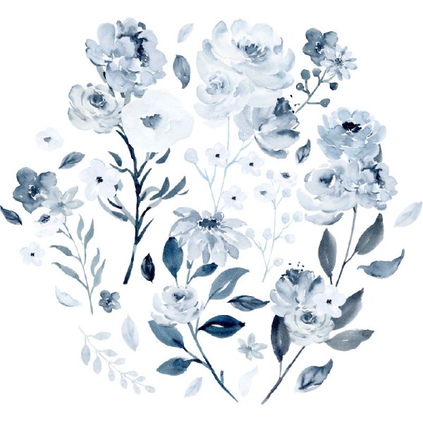 Papier Peint Aquarelle Pratum — Ambiance 2