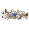 Mug nature - Papillons et fleurs sauvages, décor à plat