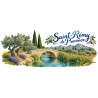 Mug Provence - Le Petit Pont des Alpilles, décor à plat