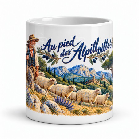 Mug Provence - Le Berger des collines, vue de face
