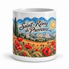 Mug Provence - Coquelicots au vent, vue de face