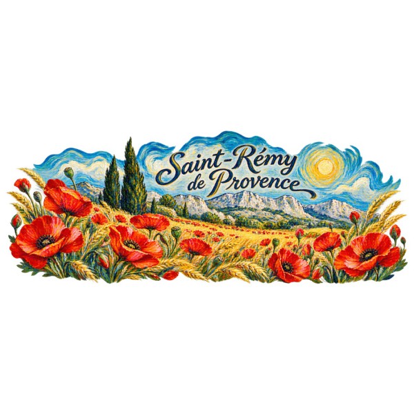 Mug Provence - Coquelicots au vent, décor à plat