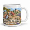 Mug Provence - La Partie de cartes, anse à droite