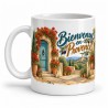 Mug Provence - Portes et pots fleuris, anse à gauche
