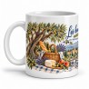 Mug Provence - Pique-nique sous les oliviers, anse à gauche