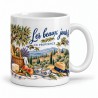 Mug Provence - Pique-nique sous les oliviers, anse à droite