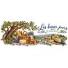 Mug Provence - Pique-nique sous les oliviers, décor à plat