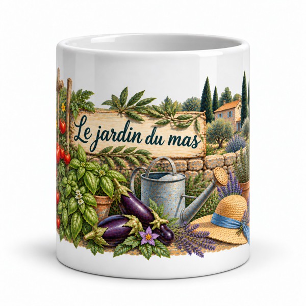 Mug Provence - Le Potager du mas, Manufacture Arssans
