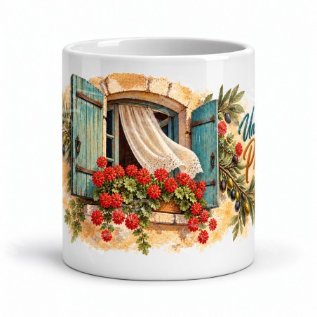 Mug Provence - Les Volets de l’été, vue de face
