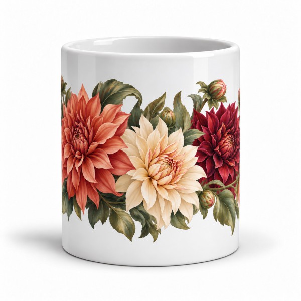 Mug fleurs - Dahlias d’atelier, Manufacture Arssans