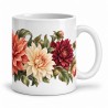 Mug fleurs - Dahlias d’atelier, anse à droite