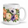 Mug fleurs - Anémones et renoncules, anse à droite