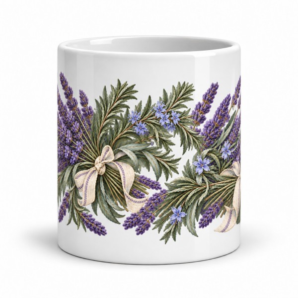 Mug fleurs - Lavande et romarin, Manufacture Arssans