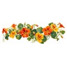 Mug fleurs - Capucines du jardin, façon carte postale, décor à plat