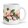 Mug fleurs - Magnolias de printemps, anse à droite