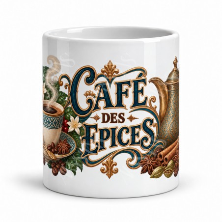 Mug café - Café des Épices, vue de face