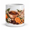 Mug chocolat - Chocolat à l’orange, vue de face