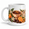 Mug chocolat - Chocolat à l’orange, anse à gauche