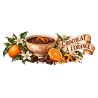 Mug chocolat - Chocolat à l’orange, décor à plat