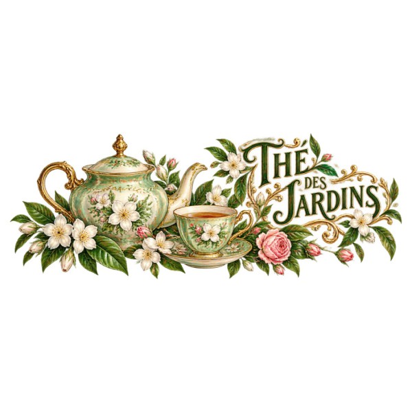Mug thé - Thé des Jardins, décor à plat