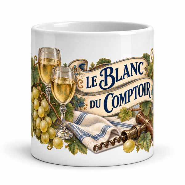 Mug apéritif - Le Blanc du Comptoir, Manufacture Arssans
