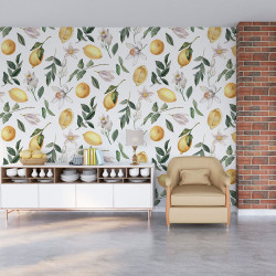 Papier Peint Aquarelle Lemon