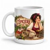 Mug métiers d’autrefois - L’Épicière, anse à gauche
