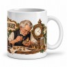 Mug métiers d’autrefois - L’Horloger, façon carte postale, anse à droite