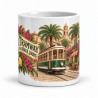 Mug rétro - Le Tramway des beaux jours, vue de face
