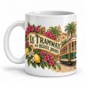 Mug rétro - Le Tramway des beaux jours, anse à gauche