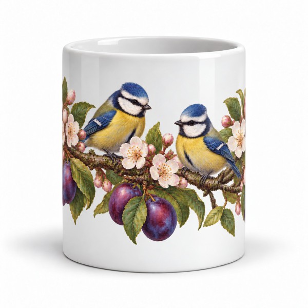 Mug nature - Mésanges et prunier, Manufacture Arssans