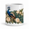 Mug nature - Paon dans le jardin, vue de face
