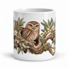 Mug nature - La Chevêche de l’olivier, vue de face
