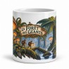 Mug Jules Verne - La Forêt des géants, façon carte postale, vue de face