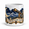 Mug imaginaire - L’Observatoire lunaire, façon carte postale, vue de face