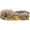Mug Provence - Amandiers en fleurs, façon tableau, décor à plat