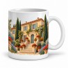 Mug Provence - La Bastide aux volets verts, anse à droite