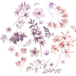 Papier Peint Aquarelle Purpura