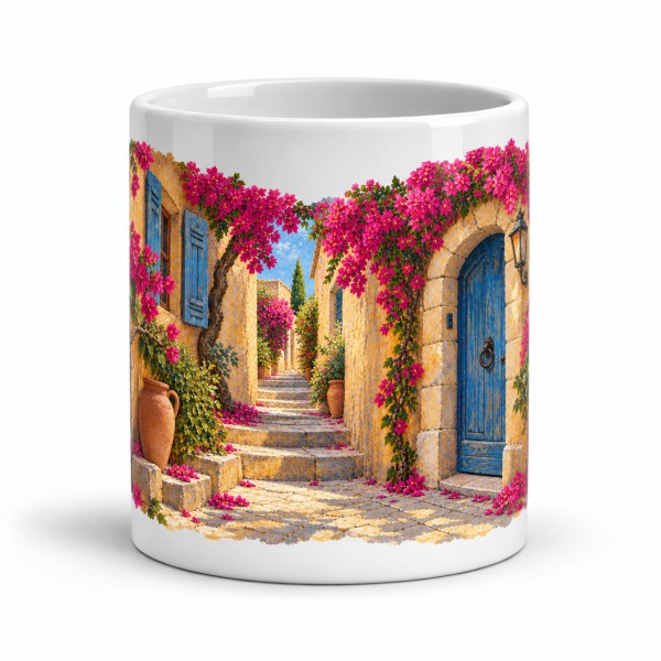 Mug Provence - La Ruelle des bougainvillées, Manufacture Arssans