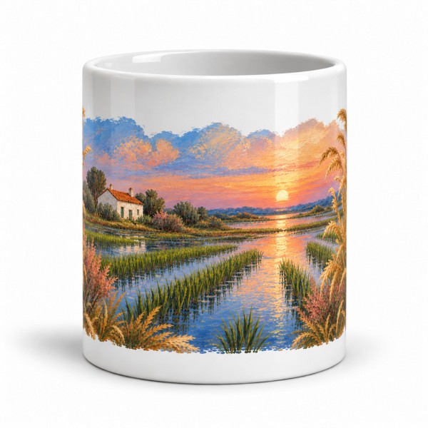 Mug Provence - Rizières de Camargue, Manufacture Arssans