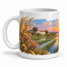 Mug Provence - Rizières de Camargue, anse à gauche