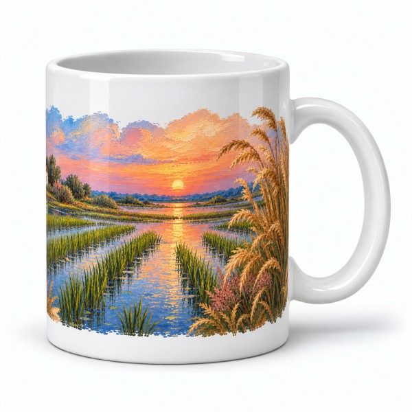 Mug Provence - Rizières de Camargue, anse à droite