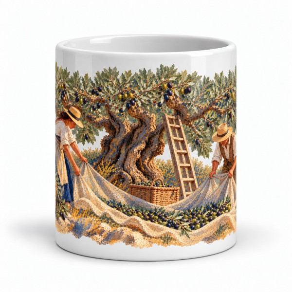 Mug Provence - La Cueillette des olives, Manufacture Arssans