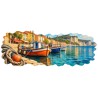 Mug Provence - Les Barques de Cassis, décor à plat