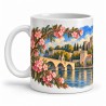 Mug Provence - Avignon, lumière sur les remparts, anse à gauche