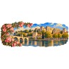 Mug Provence - Avignon, lumière sur les remparts, décor à plat