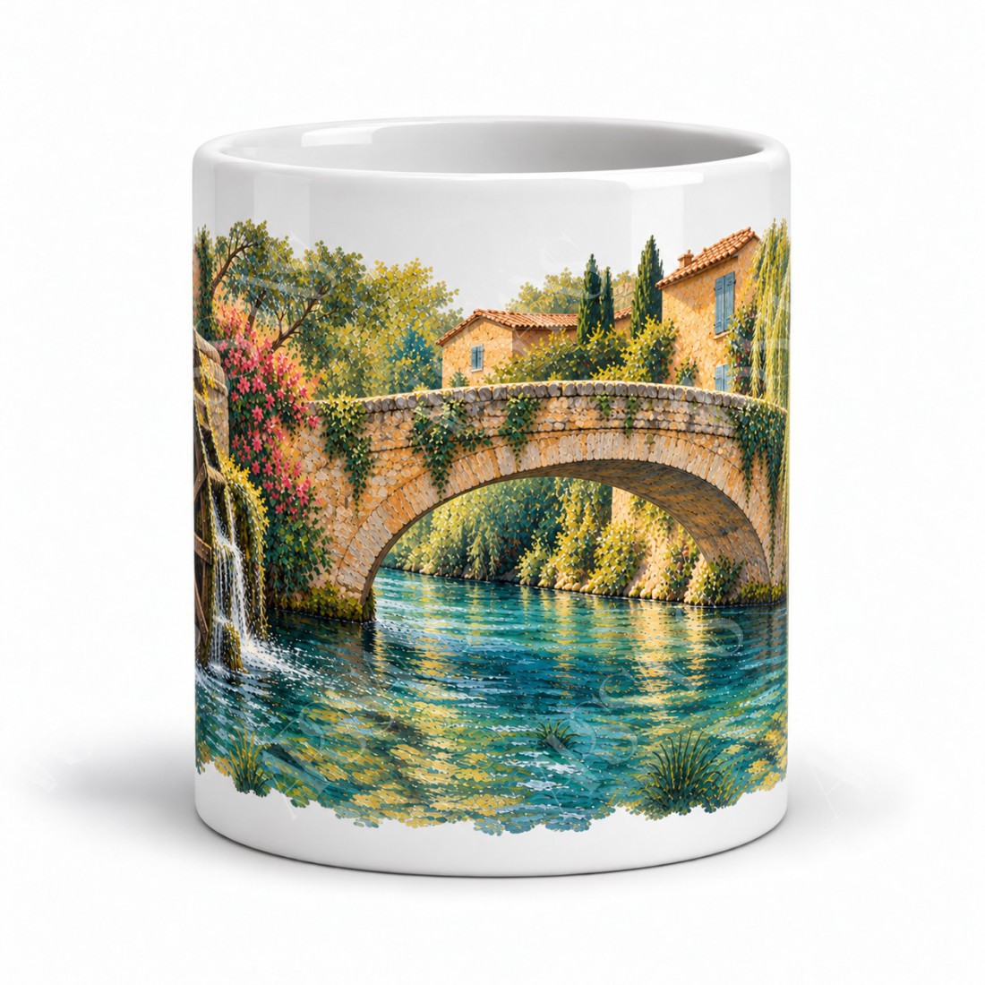 Mug Provence - Le Pont sur la Sorgue, vue de face