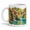 Mug Provence - Le Pont sur la Sorgue, anse à gauche