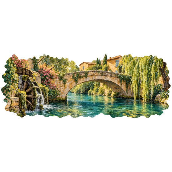 Mug Provence - Le Pont sur la Sorgue, décor à plat