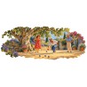 Mug Provence - La Partie de pétanque, façon tableau, décor à plat